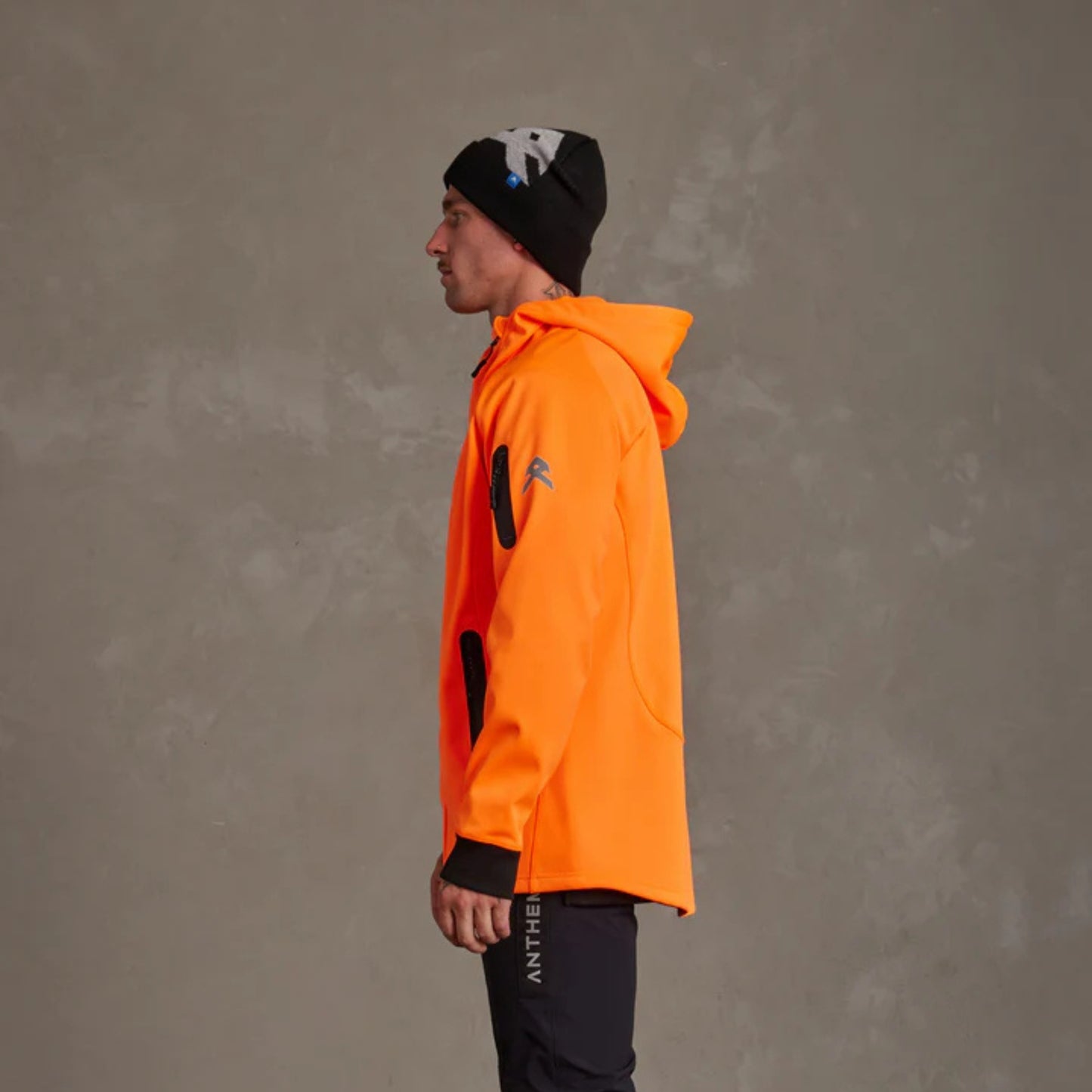 ANTHEM MEN'S TECH STRETCH SOFT-SHELL JACKET - ORANGE