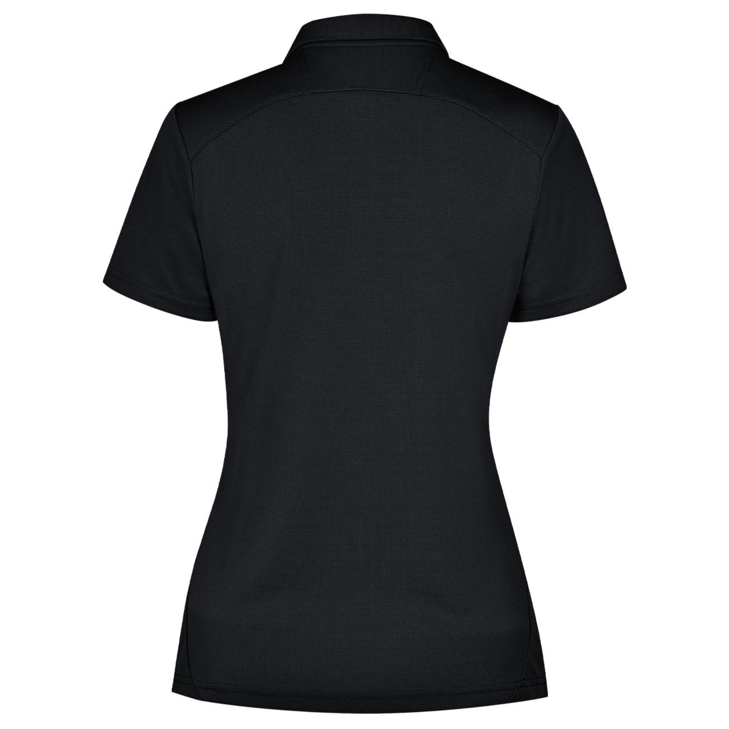 WOMEN'S BAMBOO CHARCOAL SHORT SLEEVE POLO - BLACK