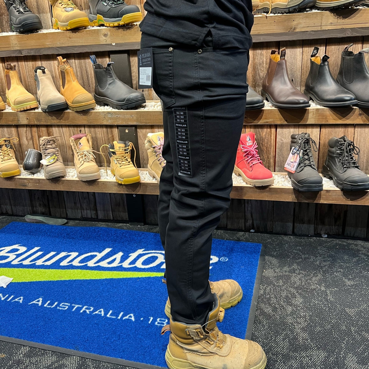 PILBARA STRETCH JEANS BLACK