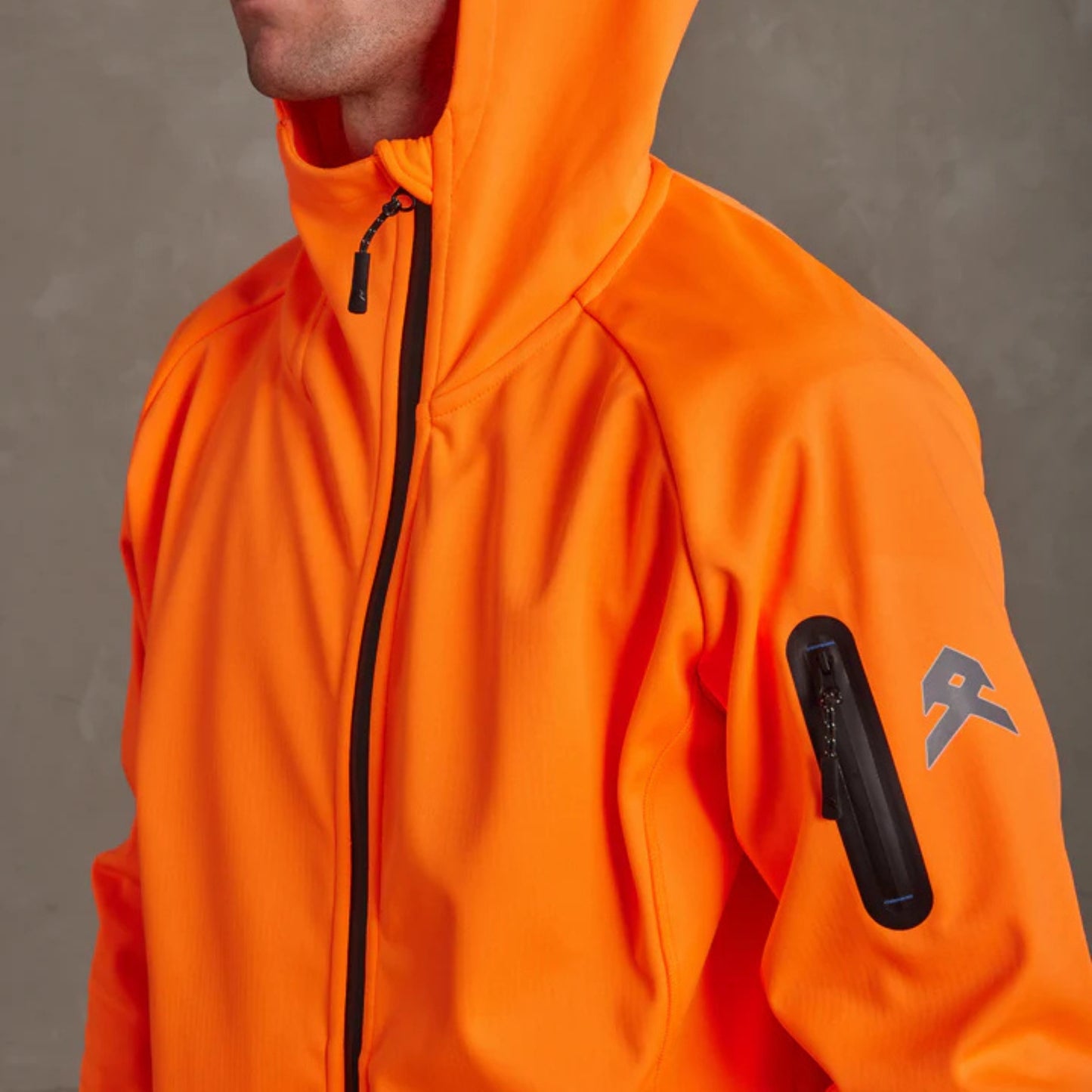ANTHEM MEN'S TECH STRETCH SOFT-SHELL JACKET - ORANGE