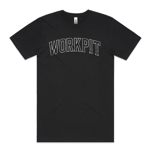 THE WORK PIT TEE HEAVYWEIGHT - BLACK