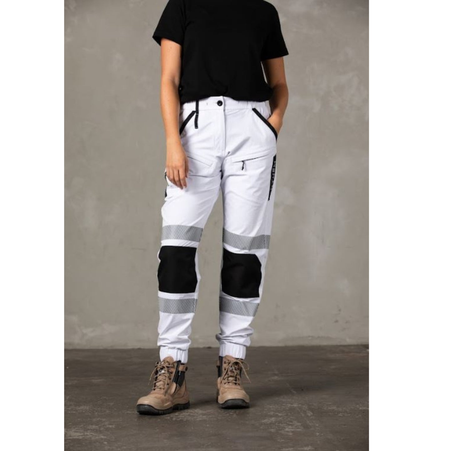 ANTHEM WOMEN'S TRIUMPH PANT WITH TAPE - WHITE