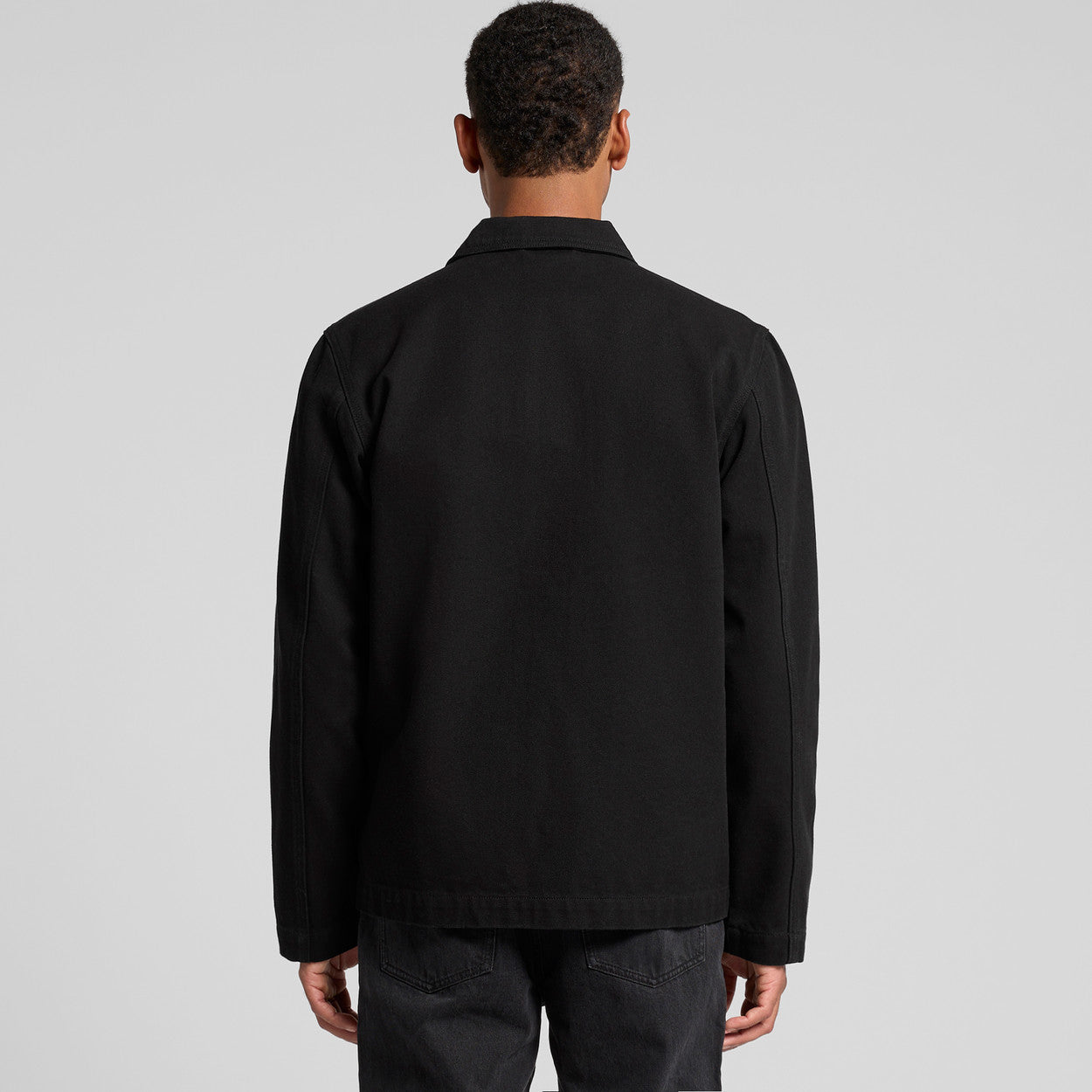 AS COLOUR CANVAS CHORE JACKET BLACK