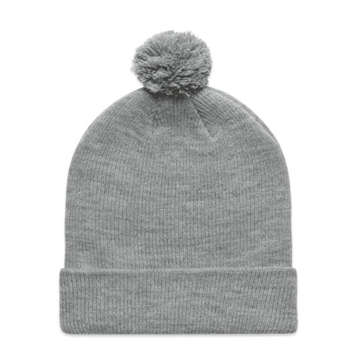 AS COLOUR POM POM BEANIE (GREY)