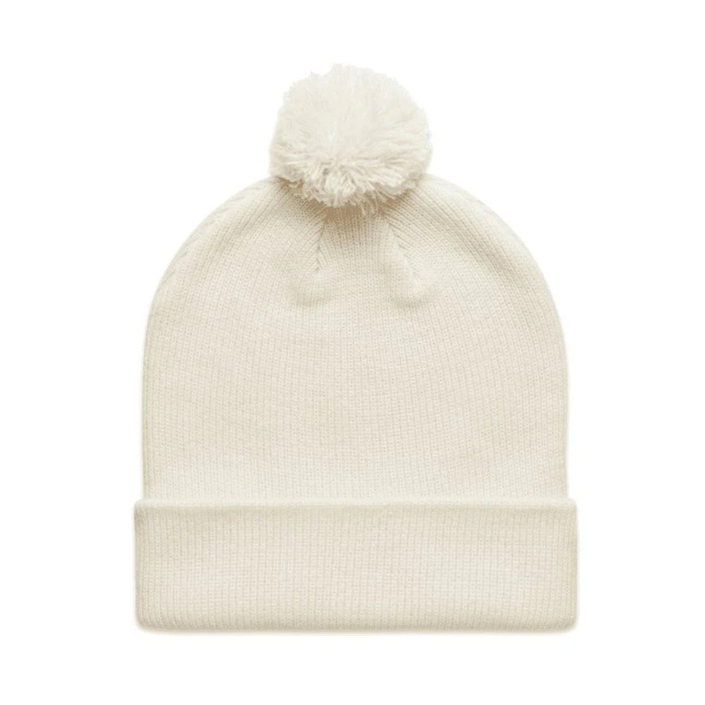 AS COLOUR POM POM BEANIE (WHITE)