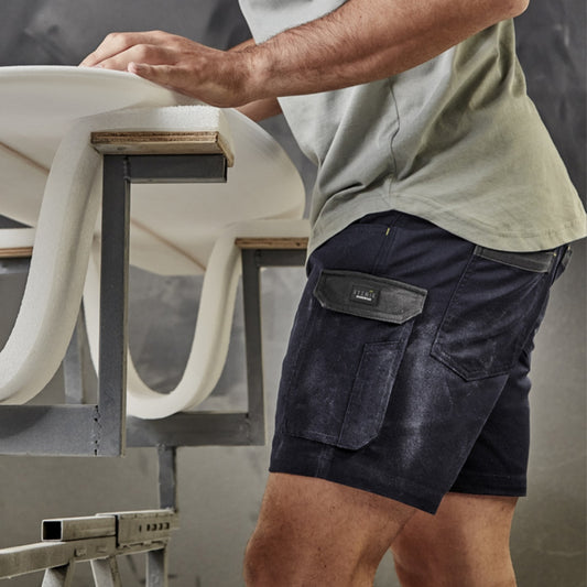 SYZMIK MENS RUGGED COOLING STRETCH SHORT