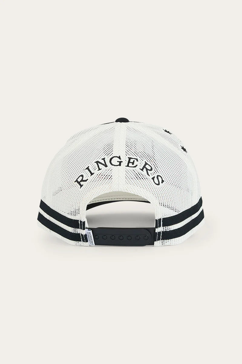RINGERS WESTERN RUM RUNNER TRUCKER CAP - BLACK