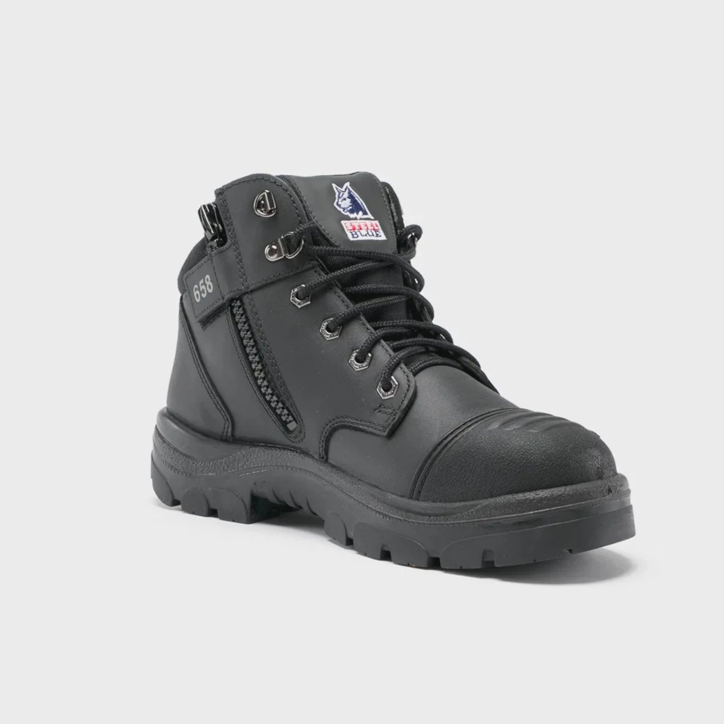STEEL BLUE 312658 PARKES ZIP BOOTS - BLACK