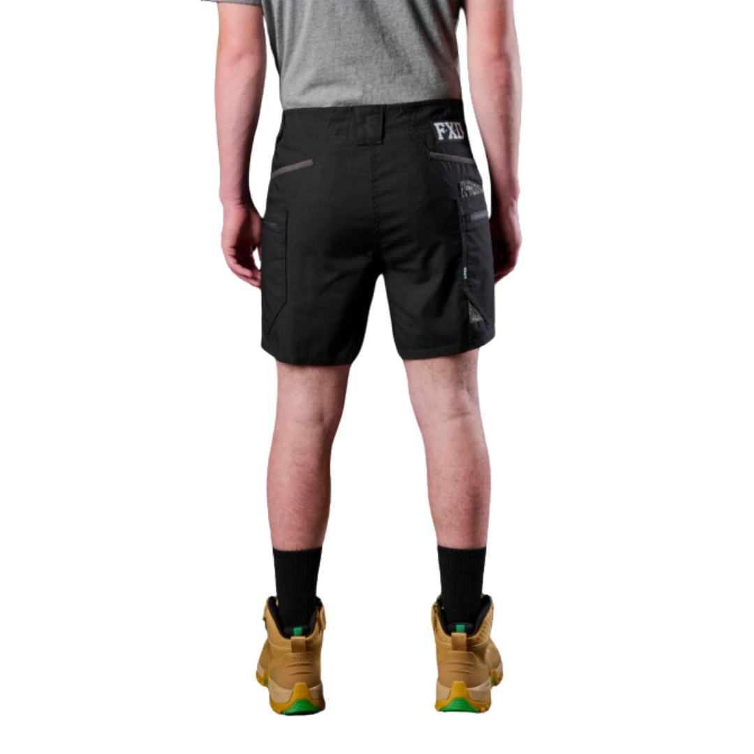 FXD WS-6 STRETCH CARGO SHORTS - BLACK