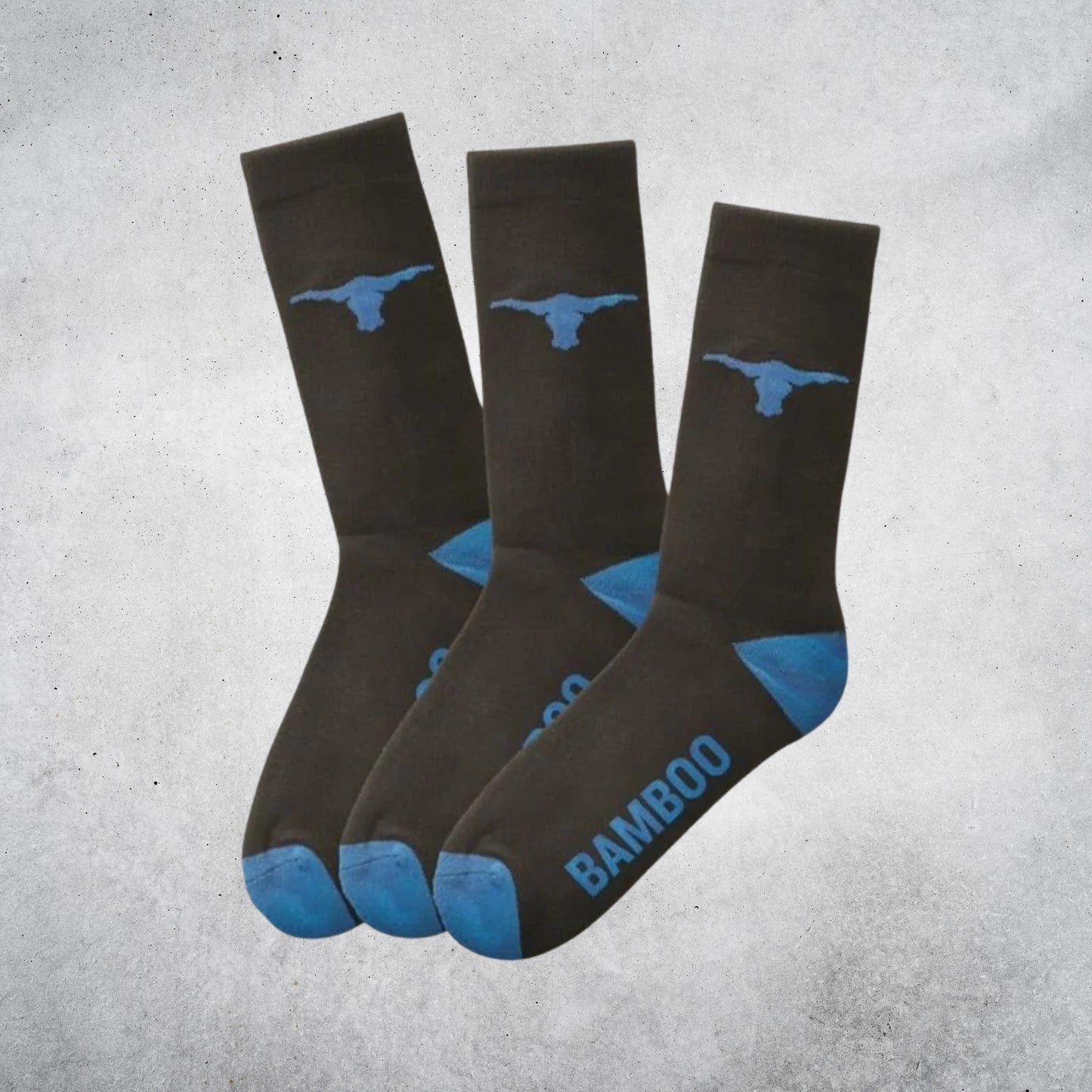 ELWD BAMBOO CREW SOCK 3PK ASSORTED