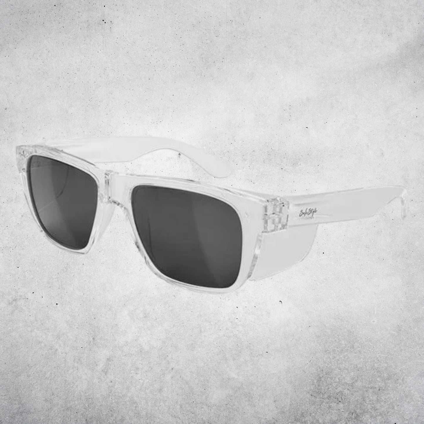 FUSIONS XL CLEAR FRAME POLARISED LENS