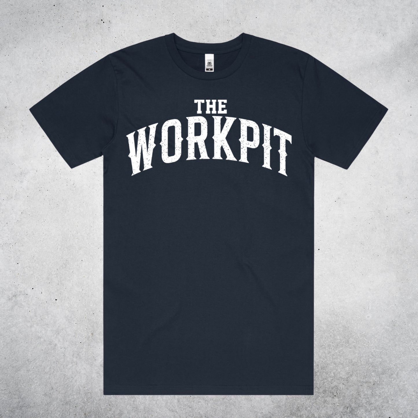 THE WORK PIT TEE - NAVY