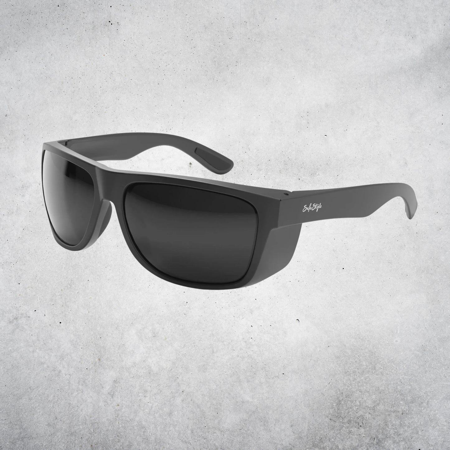 SAFESTYLE RAPIDS MATTE BLACK FRAME TINTED LENS