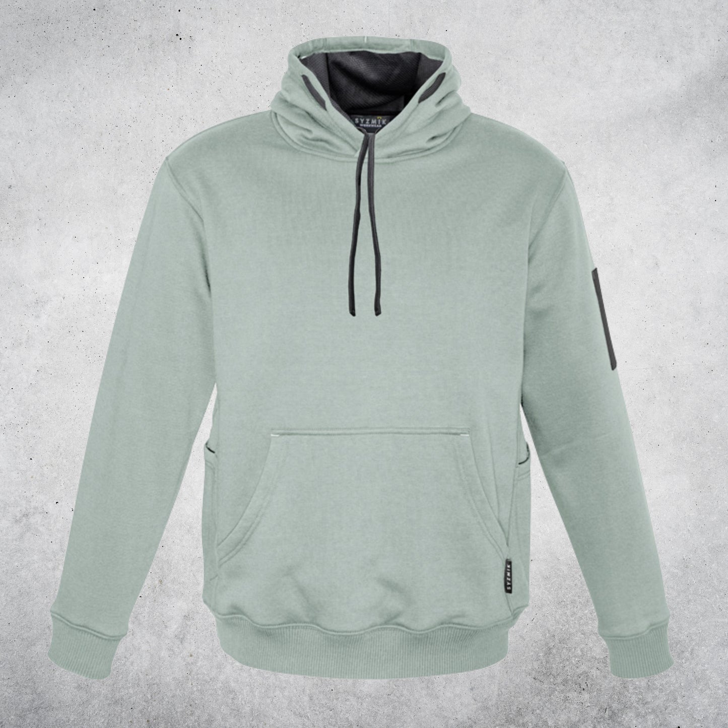 SYZMIK UNISEX MULTI POCKET HOODIE - SLATE