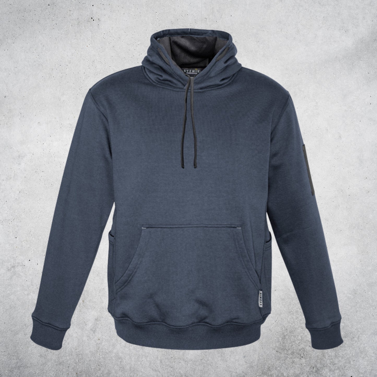 SYZMIK UNISEX MULTI POCKET HOODIE -PETROL