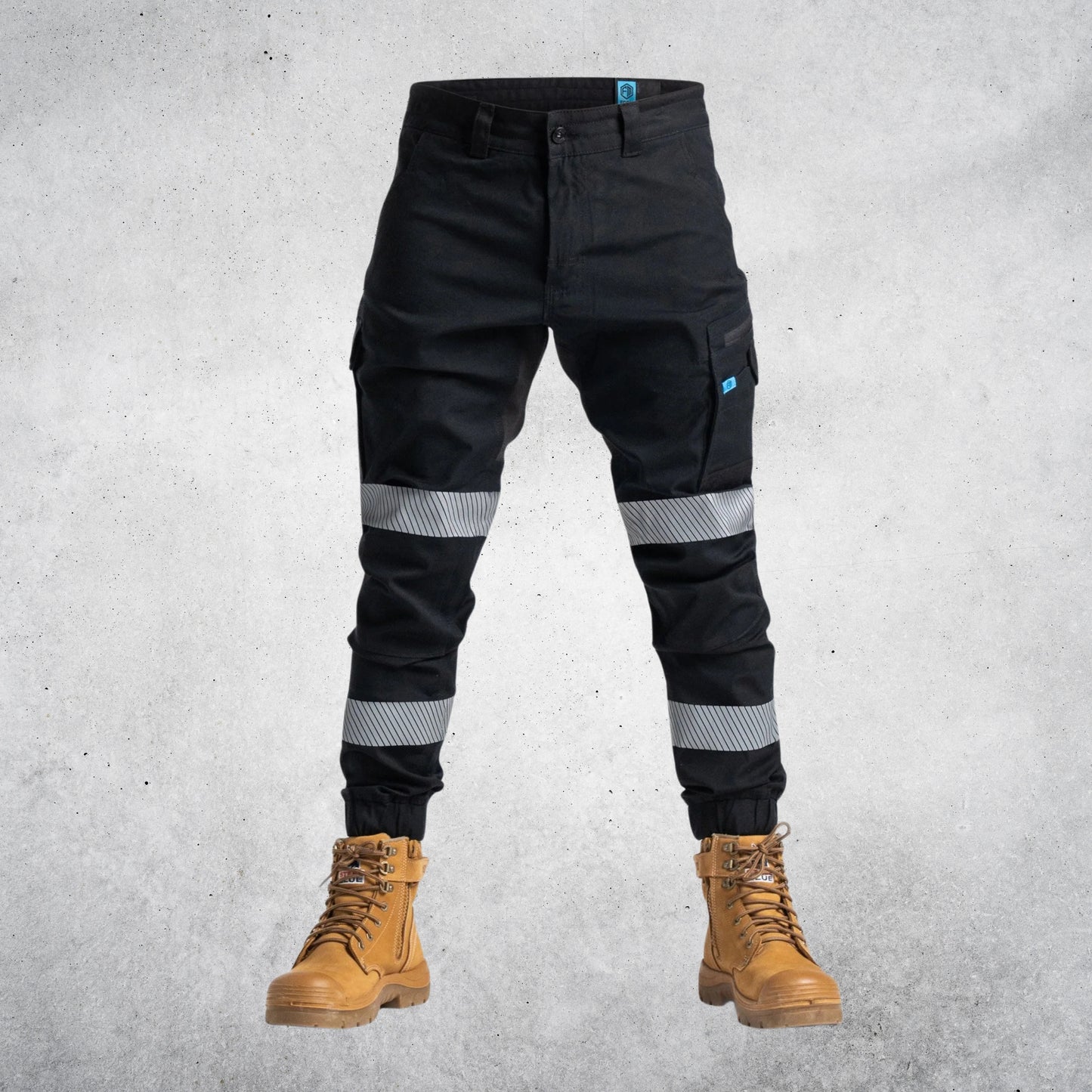 P1T NDUR™ WORK PANT TAPED - BLACK