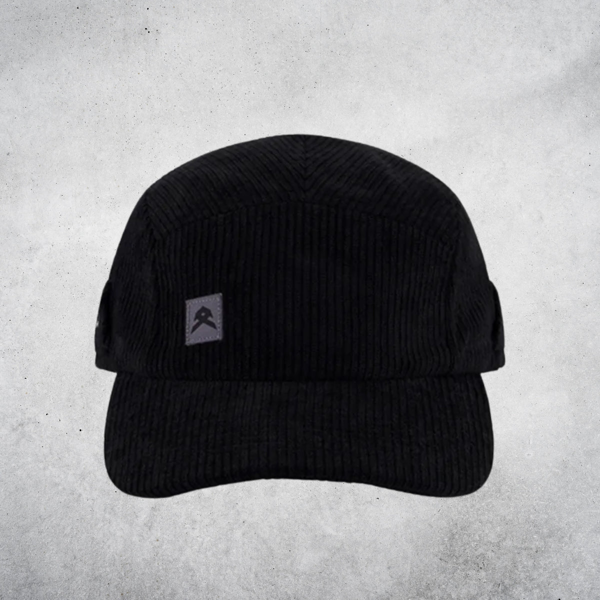 ANTHEM CORDUROY 5 PANEL HAT - BLACK