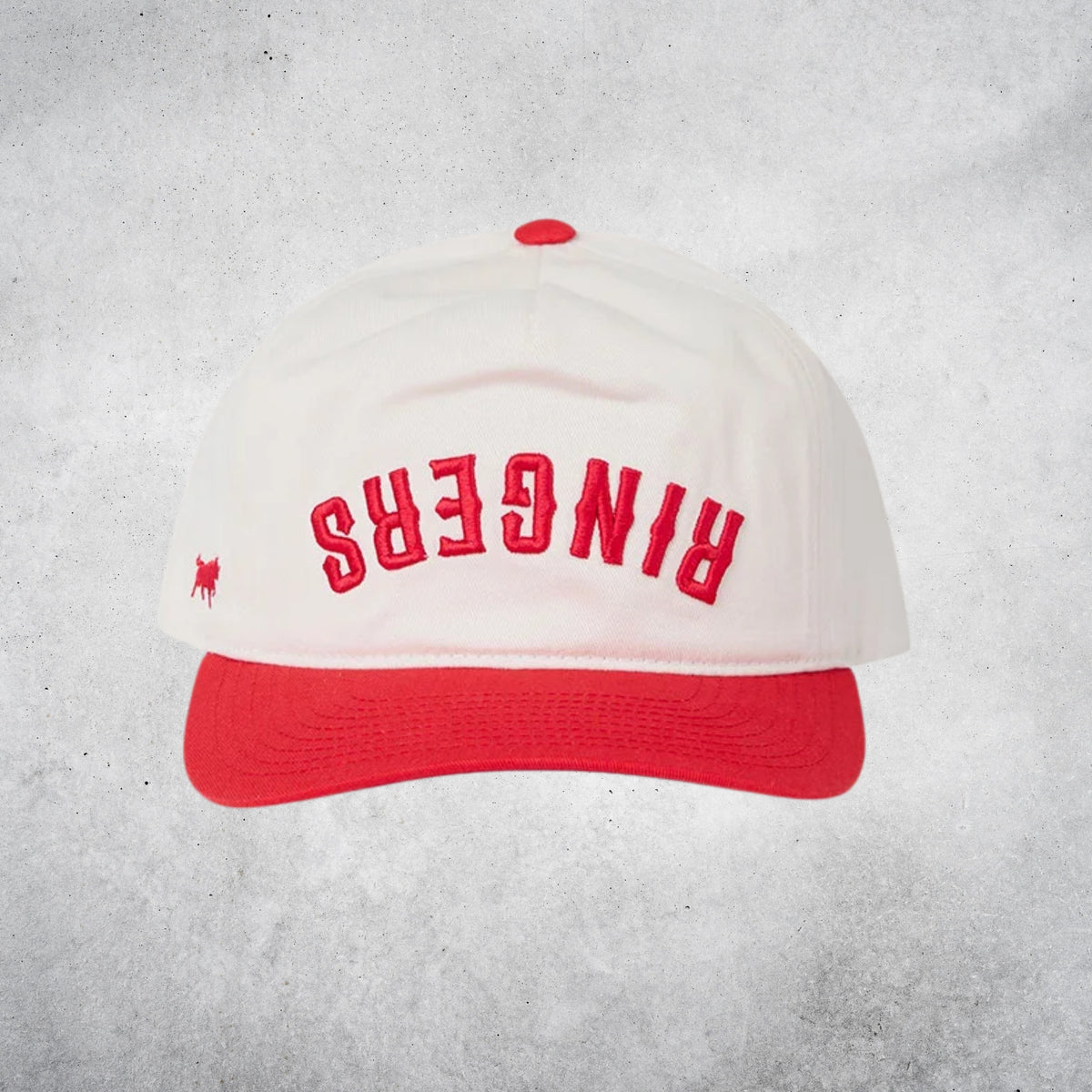 Reverse Cowgirl Roadhouse Cap - Off White / Red