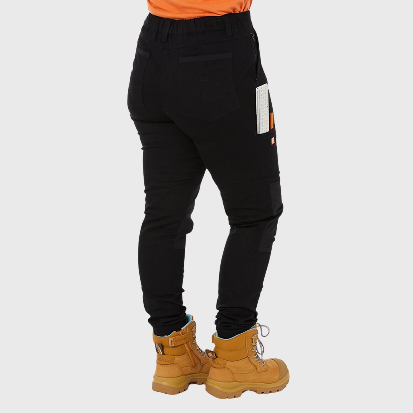 ZADIE WORKWEAR THE MIDDY PANT - BLACK