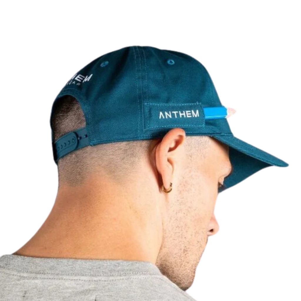 ANTHEM CARPENTER A FRAME BASEBALL HAT ANTHEM BLUE - The Work Pit