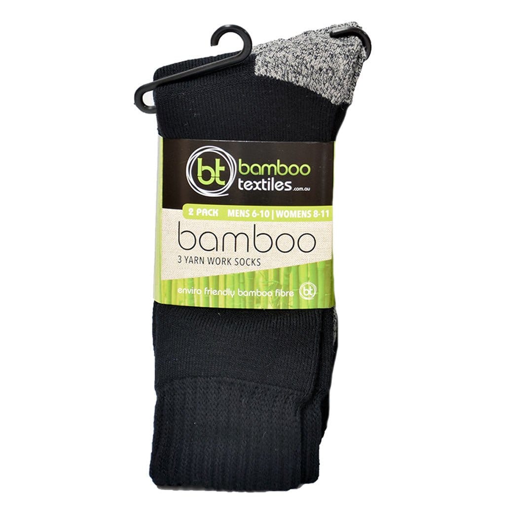 BAMBOO TEXTILES 3 - YARN 2PCK BLACK - The Work Pit