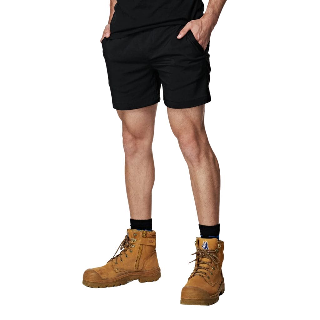 ELWD MENS ELASTIC LIGHT SHORT BLACK - The Work Pit