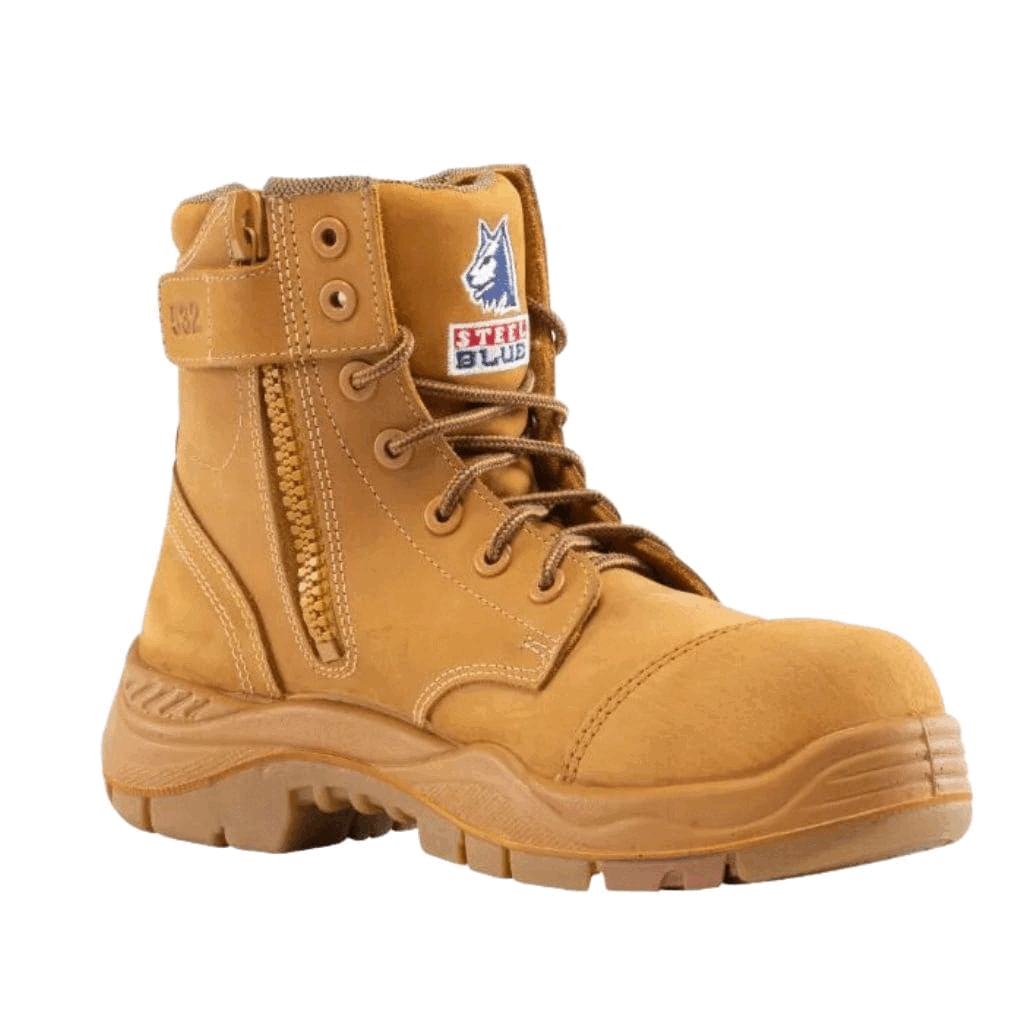 STEEL BLUE ARGYLE ZIP COMPOSITE WORKBOOTS WHEAT The Work Pit