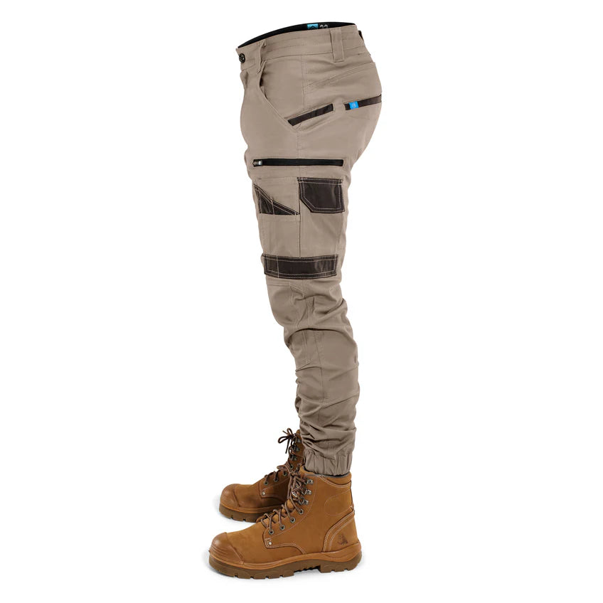 FORM | FB1 CUFFED WORKPANTS - KHAKI