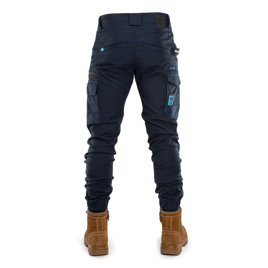 FORM | FB1 CUFFED WORK PANTS - NAVY