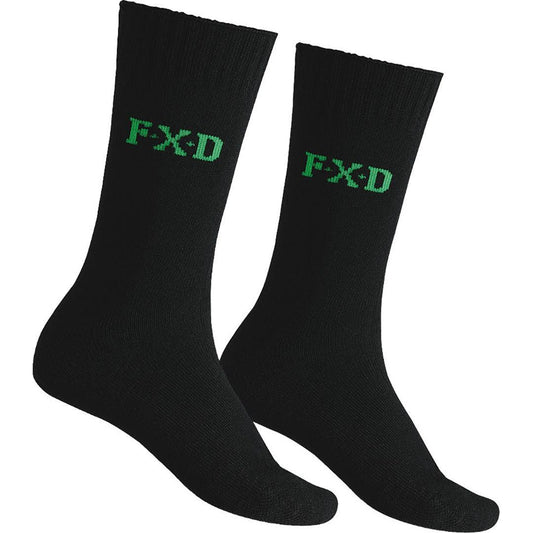 FXD SK - 5 BAMBOO SOCKS 2 PACK - BLACK - The Work Pit