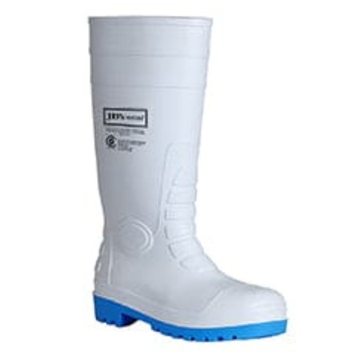 JB STEEL/TOE STEEL/PLATE GUMBOOT WHITE