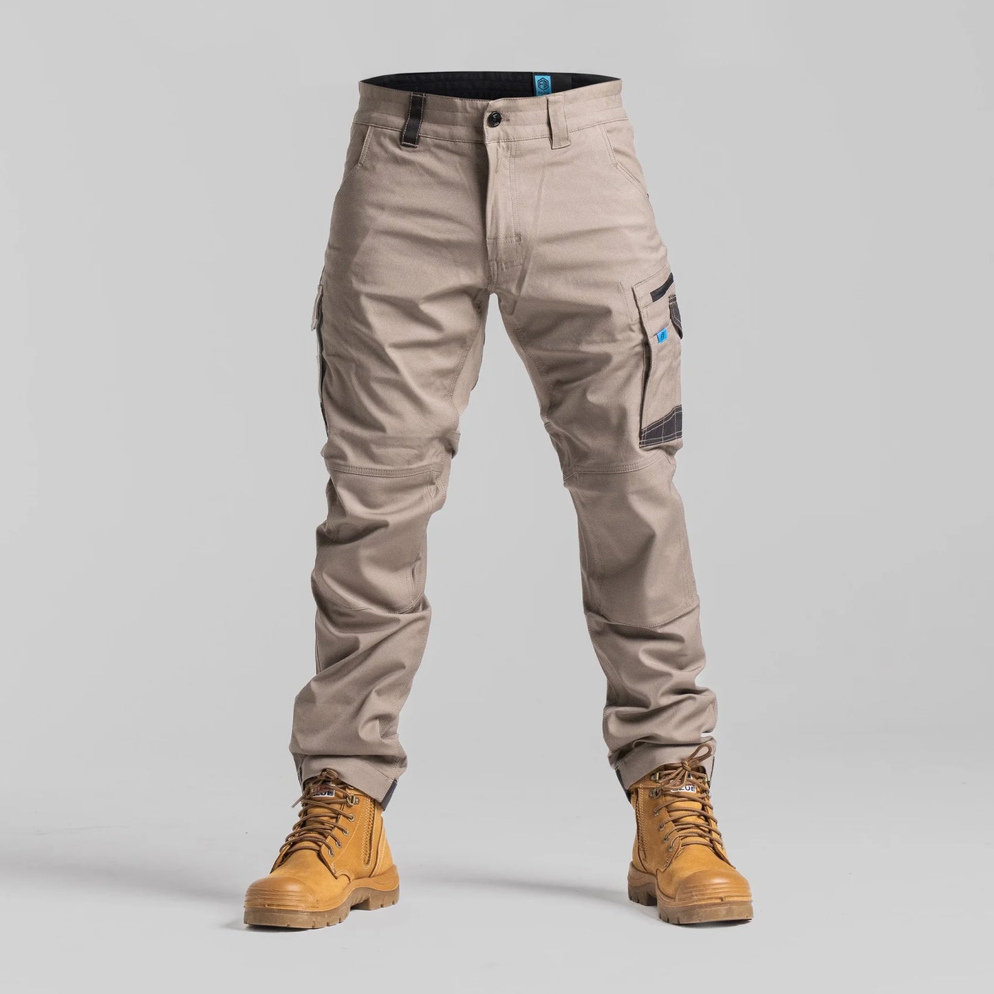 FORM | P2 NDUR STRAIGHT CANVAS WORK PANTS - KHAKI