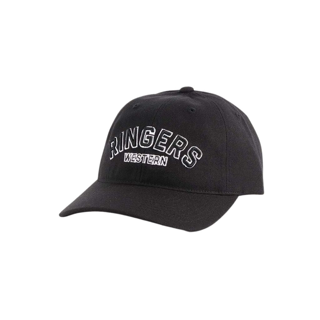 RINGERS WESTERN LOGO BASEBALL CAP BLACK – The Work Pit - Main Image