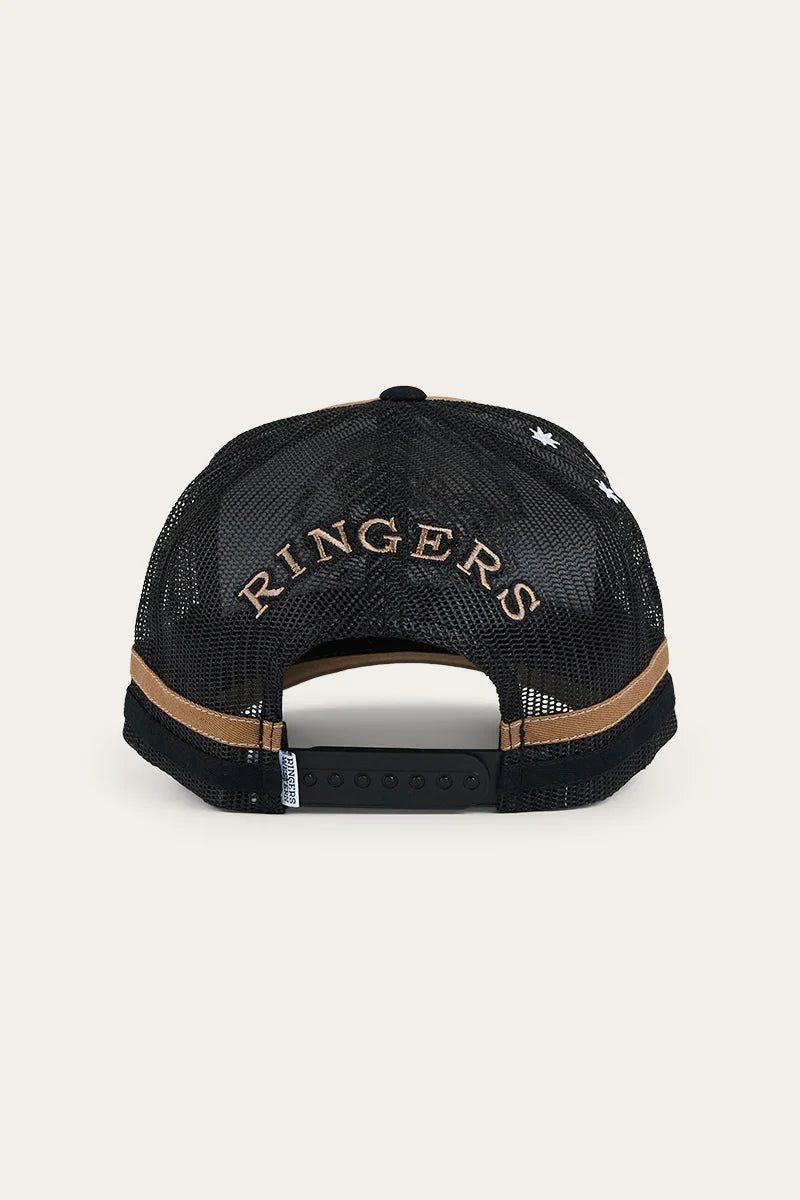 Rum Runner Outback Ute Trucker Cap - Brown Blk