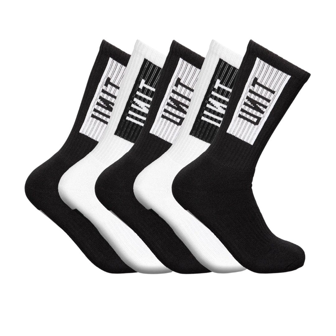 UNIT BAMBOO SOCKS 5PK MULTI - The Work Pit