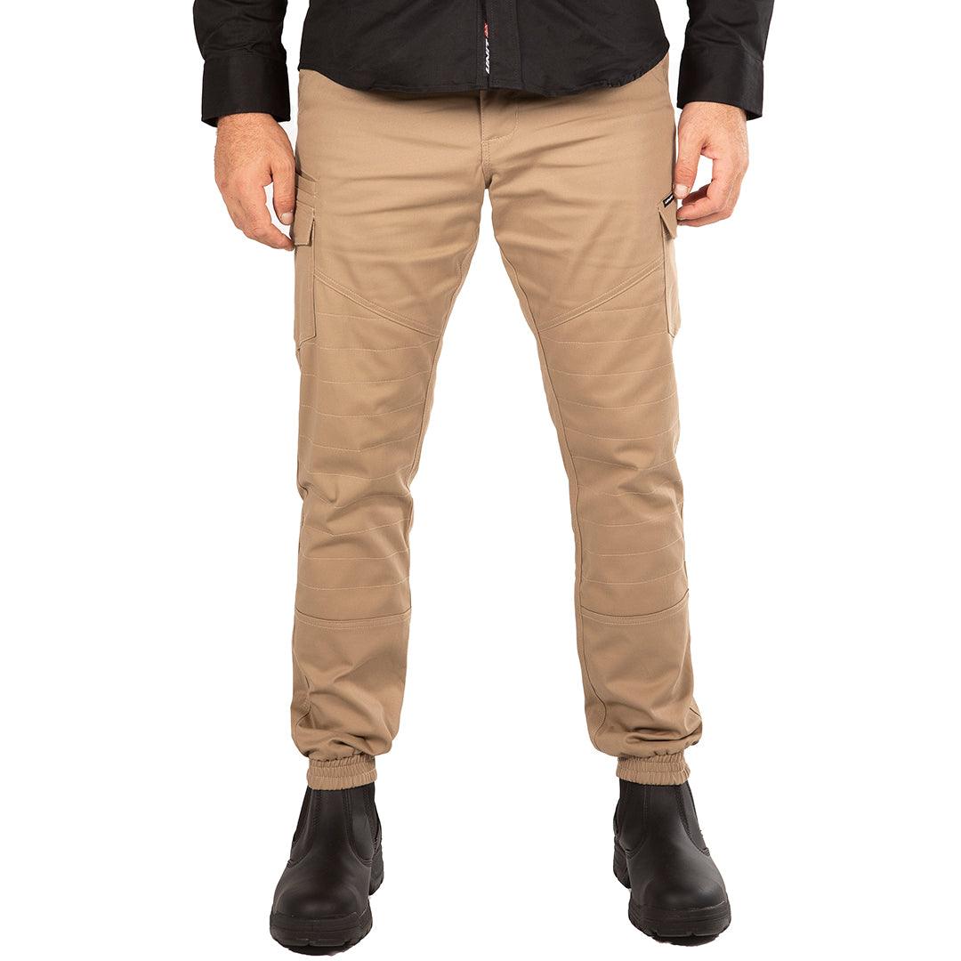 UNIT SURGE CUFFED WORK PANTS KHAKI - The Work Pit