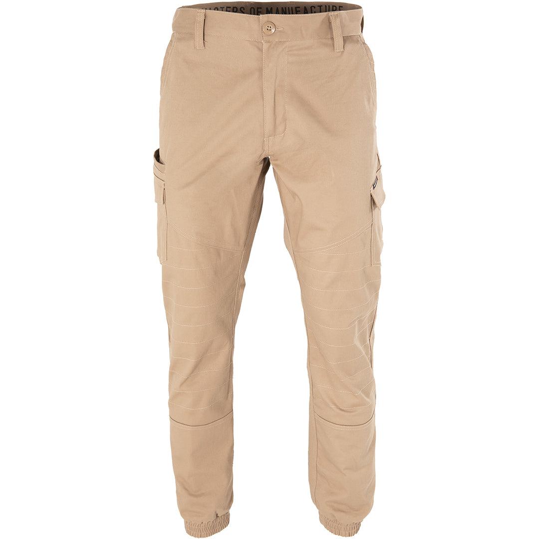UNIT SURGE CUFFED WORK PANTS KHAKI - The Work Pit