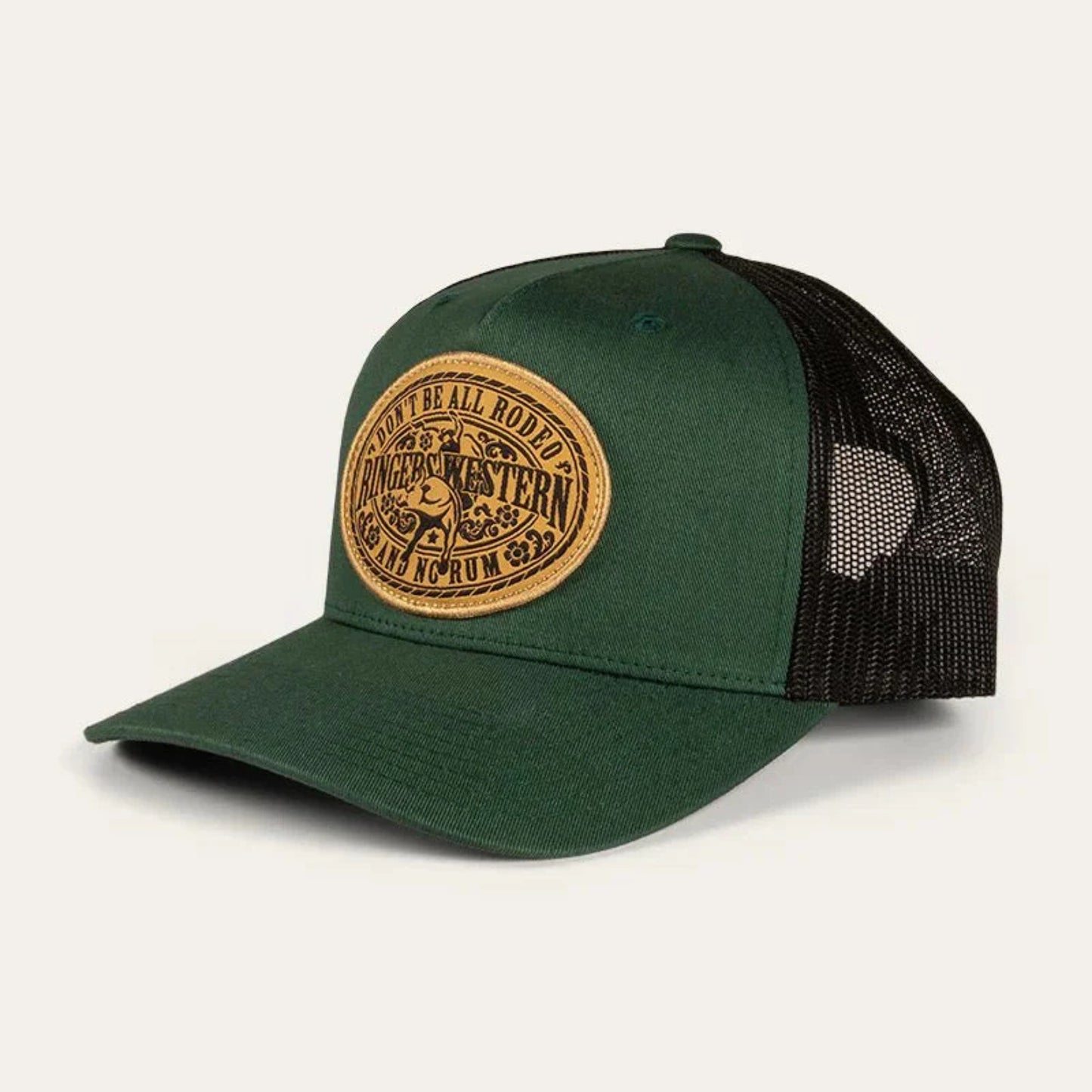 RINGERS WESTERN DALTON RODEO TRUCKER CAP GREEN