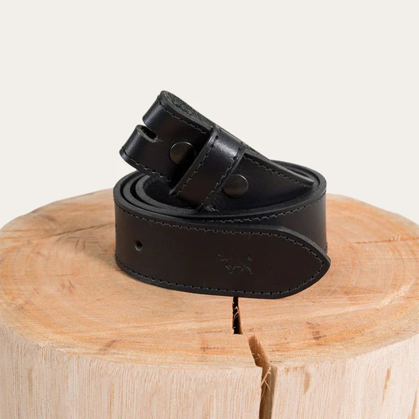 RINGERS WESTERN TIBBS LEATHER BELT STRAP BLACK