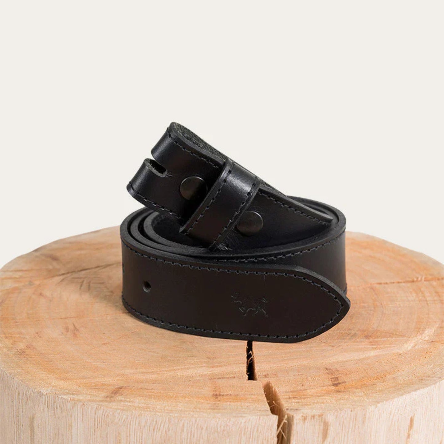 Tibbs Leather Belt Strap - Dark Chocolate