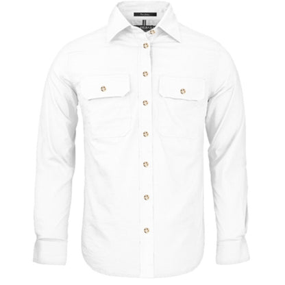 WOMEN'S PILBARA OPEN FRONT LONG SLEEVE SHIRT