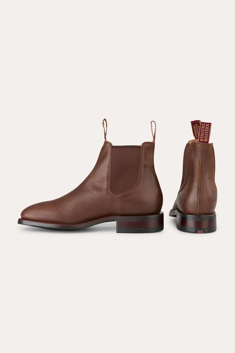 RINGERS WESTERN KUNUNURRA MENS BOOT - BURNT BROWN
