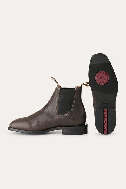 RINGERS WESTERN  KUNUNURRA MENS BOOT - SMOKE