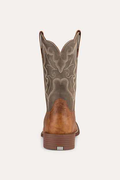 RINGERS WESTERN WILKO MENS BOOTS - GREY / BROWN