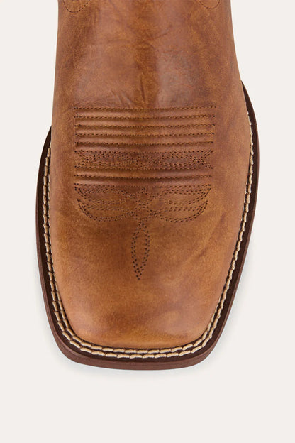 RINGERS WESTERN WILKO MENS BOOTS - GREY / BROWN