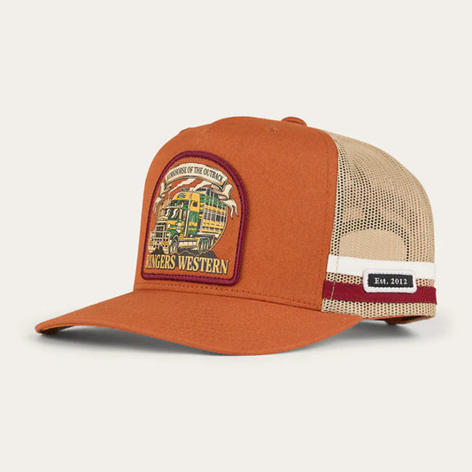 Workhorse Deep Fit Trucker Cap - Rust