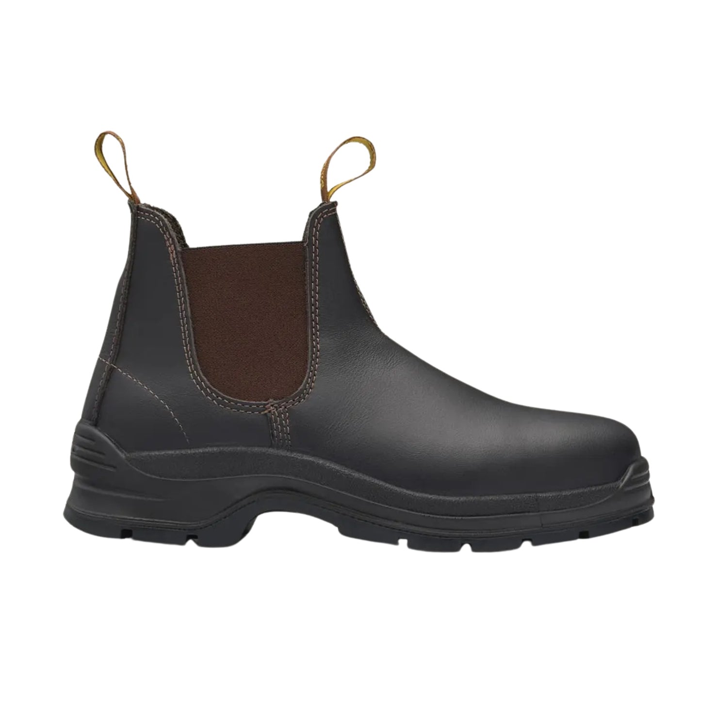 BLUNDSTONE #311 UNISEX ELASTIC SIDED SAFETY BOOT - BROWN