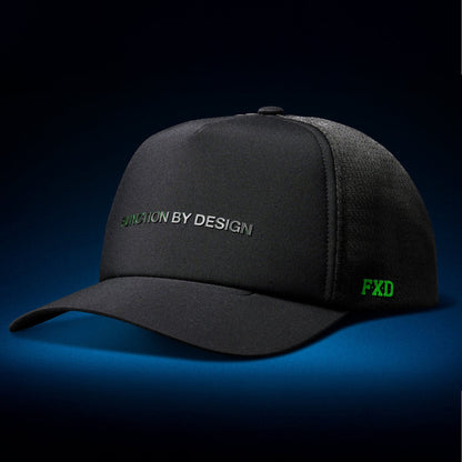 CP◆13 - TECH TRUCKER CAP BLACK/SMALL LOGO