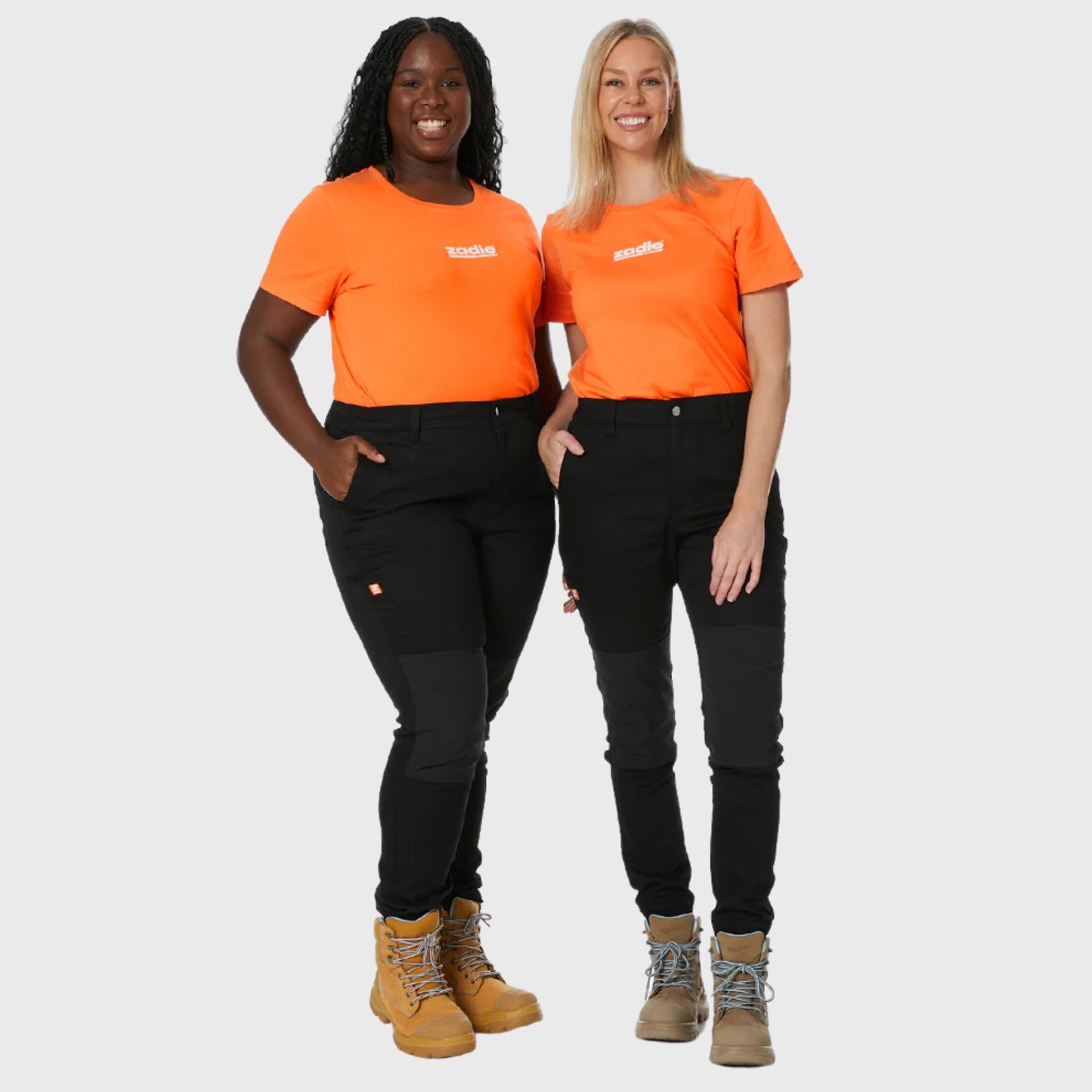 ZADIE WORKWEAR THE MIDDY PANT - BLACK