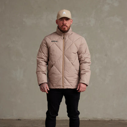 ANTHEM MEN'S WATERPROOF PUFFER JACKET - KHAKI